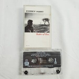 Corey Hart – Fields of Fire Cassette Album 1986 EMI America Pop Rock